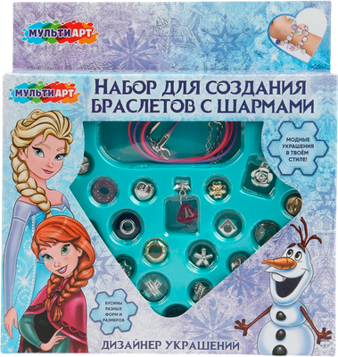 Набор для создания украшений MultiArt Снежная принцесса / BRACEL-125636