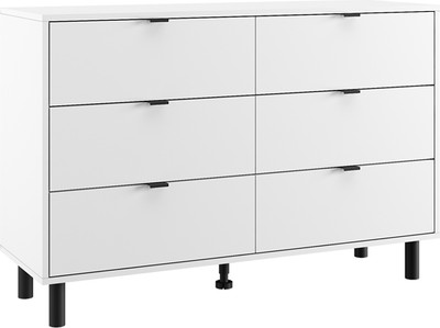 Комод Eligard Mone 6S (белый)