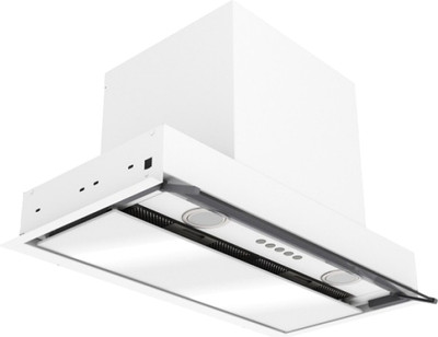 Вытяжка скрытая Elikor Sense Glass 60П-100 / 229362 (SM/белый)