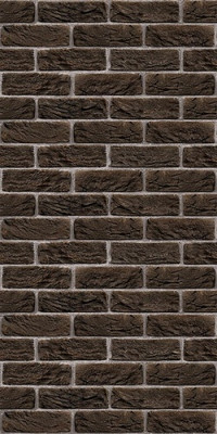 Декоративная плита Везувий Фаспан Декор №1001 Вертикаль 9мм 1200х600 (коричневый)