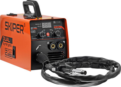 Полуавтомат сварочный Skiper FLUX/MMA-210D-10
