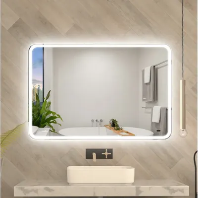 Зеркало Mixline Турин-2 555288 (бесконтактный сенсор, с подсветкой и подогревом)