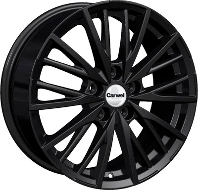 Литой диск Carwel Агма 17x7" 5x114.3мм DIA 60.1мм ET 45мм BL