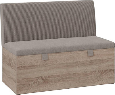 Скамья ТриЯ Мальта прямая (дуб сонома трюфель/мокко)