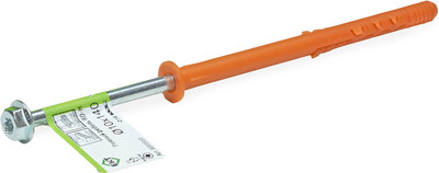 Дюбель рамный ЕКТ RD-H 10х140 с шурупом (нейлон)