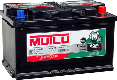 Автомобильный аккумулятор Mutlu AGM 80R L4