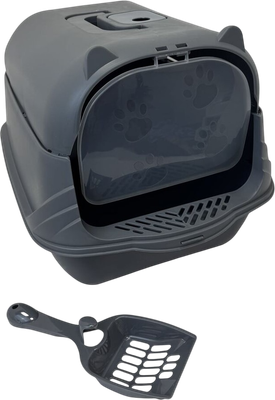 Туалет-домик Homecat Комфорт плюс / 89377 (серый)