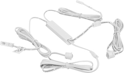 Выключатель для светодиодной ленты AKS бесконтактный на движение двойной, врезной/накладной (60W, белый)