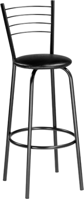 Стул барный Woodville Sadov (черный/темный мусс)