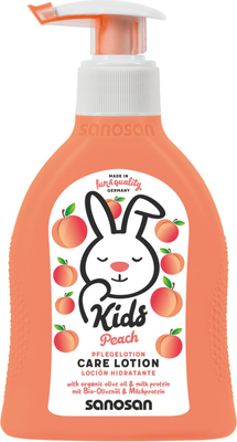 Лосьон детский Sanosan Kids / 40898390 (200мл, персик)