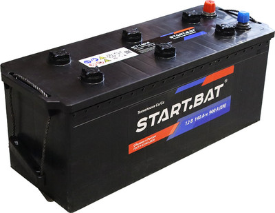 Автомобильный аккумулятор СтартБат 6СТ-140 L рус прямая (140 А/ч)