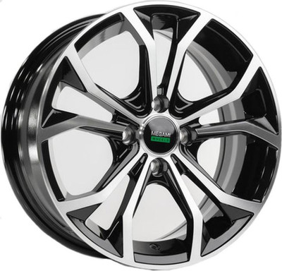Литой диск Megami MGM-33 15x6.5" 4x100мм DIA 60.1мм ET 40мм BKF