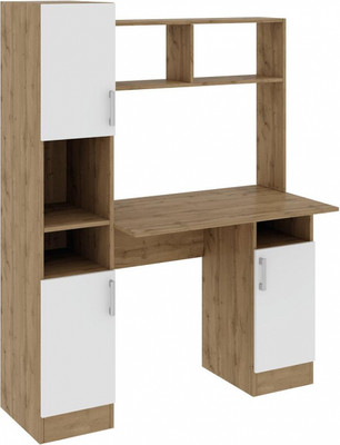 Письменный стол Woodville Эндо (дуб вотан/белый)