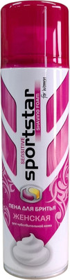 Пена для бритья Sport Star женская для чувствительной кожи (200мл)