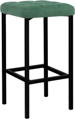 Табурет барный Woodville Лофт (изумруд/черный матовый)