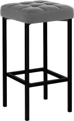 Табурет барный Woodville Лофт (темно-серый/черный матовый)