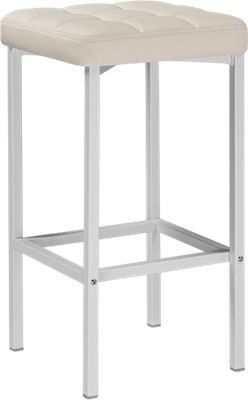 Табурет барный Woodville Лофт (белый/белый матовый)