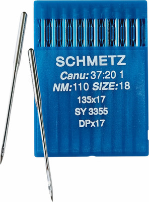 Набор игл для промышленной швейной машины Schmetz DPx17 110 Sch-10 (10шт, универсальный)