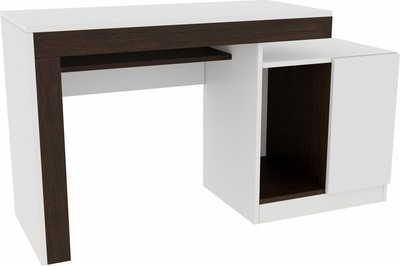 Письменный стол Woodville Модена (белый/венге)