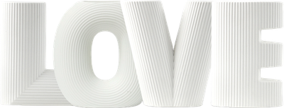 Набор ваз Mandarin Decor Love / FSS1501045-18W (белый, 4 шт)