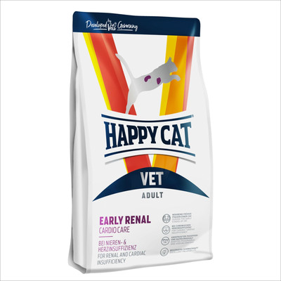 Сухой ветеринарный корм для кошек Happy Cat Vet Early Renal&Cardio (1кг)