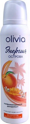 Дезодорант-спрей Olivia Энергия острова Парфюмированный для женщин (150мл)