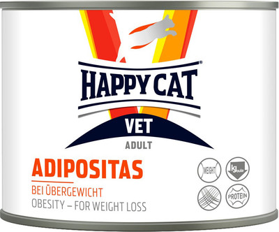 Влажный ветеринарный корм для кошек Happy Cat Vet Diat Adipositas (200г)
