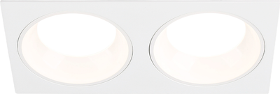 Точечный светильник Ambrella TN52343/2 SWH/GWH (белый песок/белый глянец)