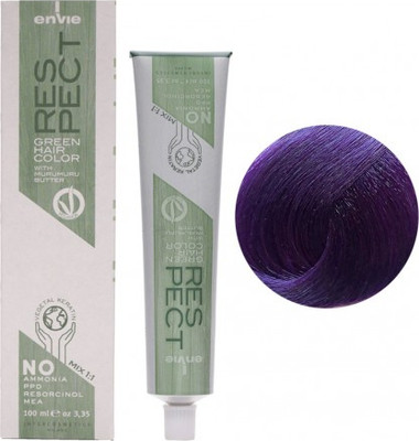 Крем-краска для волос Envie Green Hair Color тон 7.22 (100мл)