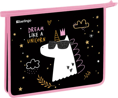 Папка для тетрадей Berlingo Dream Like A Unicorn / BR-PP-A50516