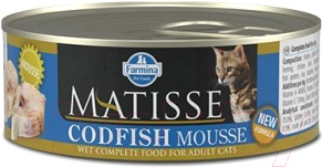 Влажный корм для кошек Farmina Matisse Mousse Codfish (85г)