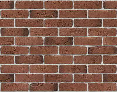 Декоративный камень гипсовый Stone Mill Кирпич Шамотный ПГД-1-Л 0305 (темная охра)