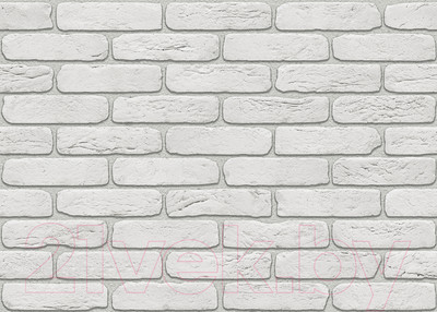 Декоративный камень гипсовый Stone Mill Кирпич Лофтбрик ПГД-1-Л 1100 (белый)