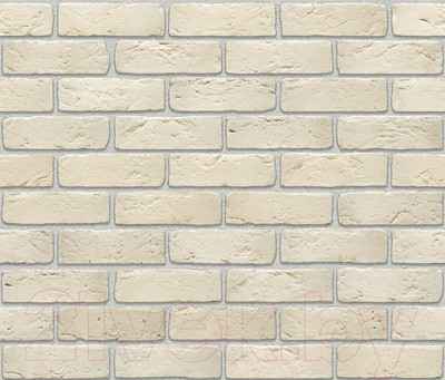 Декоративный камень гипсовый Stone Mill Кирпич Шамотный ПГД-1-Л 0301 (слоновая кость)