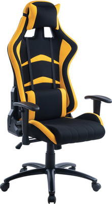 Кресло геймерское Helmi Pointer HL-G07 / 306178 (черный/желтый)