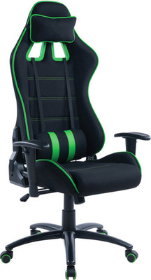 Кресло геймерское Helmi Target HL-G08 / 306179 (черный/зеленый)