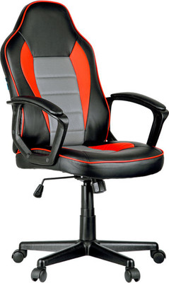 Кресло геймерское Helmi Rally HL-S08 / 297637 (черный/серый/красный)