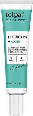 Крем для лица Tolpa Clinical Boost Пребиотики+алоэ вера успокаивающий антираздраж. (40мл)