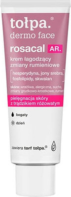 Крем для лица Tolpa Dermo Face Rosacal AR успокаивающий от эритемы насыщенный дневн. (40мл)