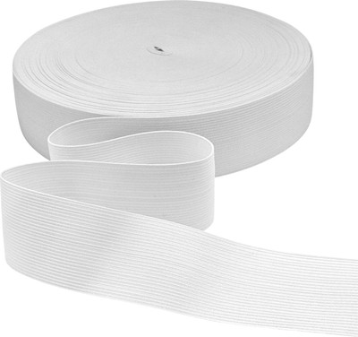 Резинка для шитья Sentex Вязаная 50мм РВ (10м, белый)