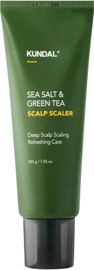 Скраб для кожи головы Kundal Sea Salt & Green Tea Scalp Scaler (200мл)