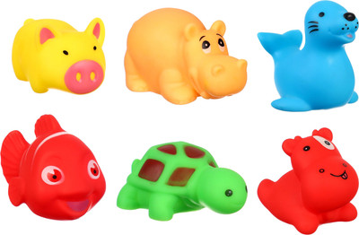 Набор игрушек для ванной Крошка Я Малыши 7212-9 / 2993028 (6шт)