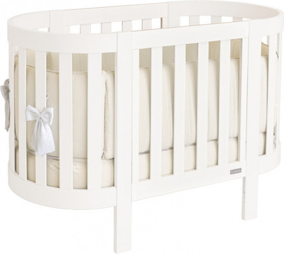 Детская кроватка Italbaby Lunetta Ovale / 070.1500-0015 (белый)