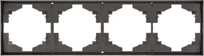 Рамка для выключателей и розеток Kranz Strong KR-78-0754-6 (графит)