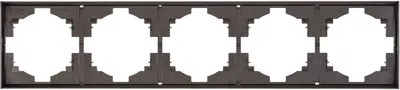 Рамка для выключателей и розеток Kranz Strong KR-78-0755-6 (графит)