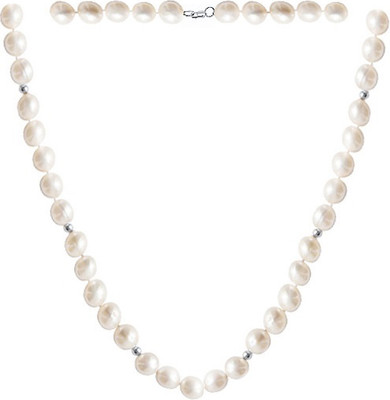 Колье из серебра Славiя БС-Ж10ш (45см, с жемчугом)