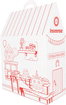 Детский игровой домик Inseense Праздник / 1431 (450х230х420мм)