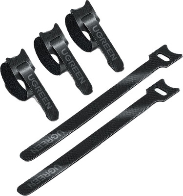 Стяжка для кабеля Ugreen LP401 / 20245P20 (20шт, черный)