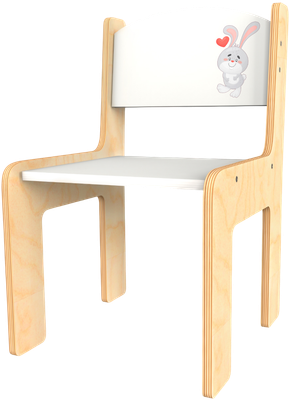 Стул детский Woody СК-1.2 / 08644 (белый)