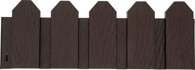 Изгородь декоративная Мастер Сад Дачник 18x300см 6 секций / 2152299 (коричневый)